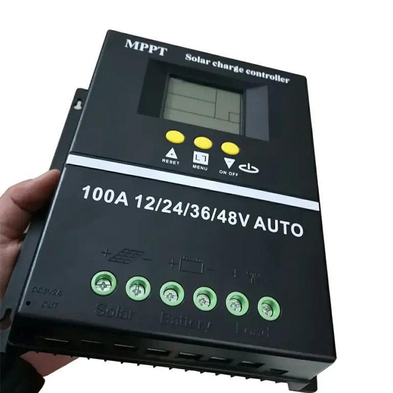 Controlador MPPT 100A para todos os tipos de baterias solares