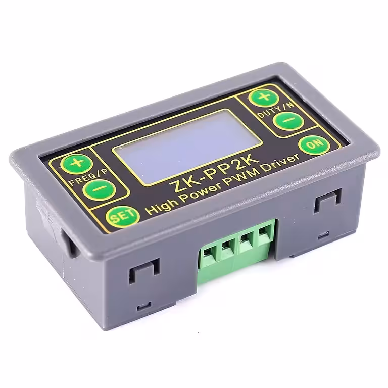 Regulador PWM 5V–24V 8A – Controle de Rotação, Sinal e Timer