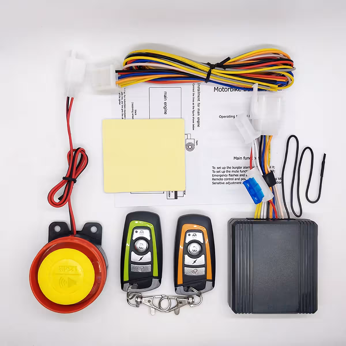 Kit antifurto completo para proteção de ATV e moto