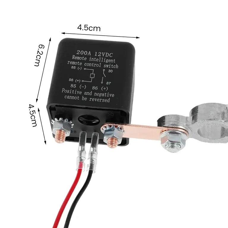 Interruptor de desligamento de alimentação com controle remoto Dispositivo remoto para desligamento da alimentação da bateria