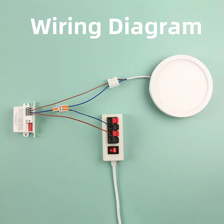 Diagrama de conexão do sensor de movimento a 220V