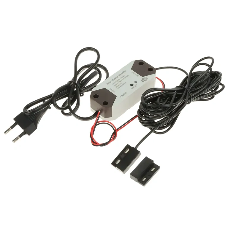 Módulo relé WiFi compatível com Tuya Smart Life para automação de porta de garagem