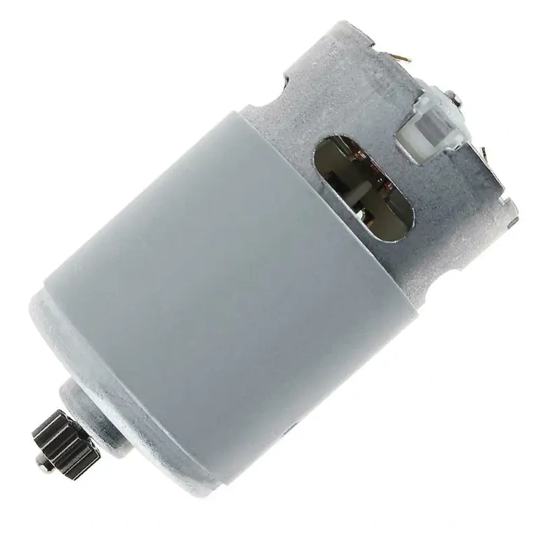 Vista detalhada do motor elétrico RS550 para parafusadeira