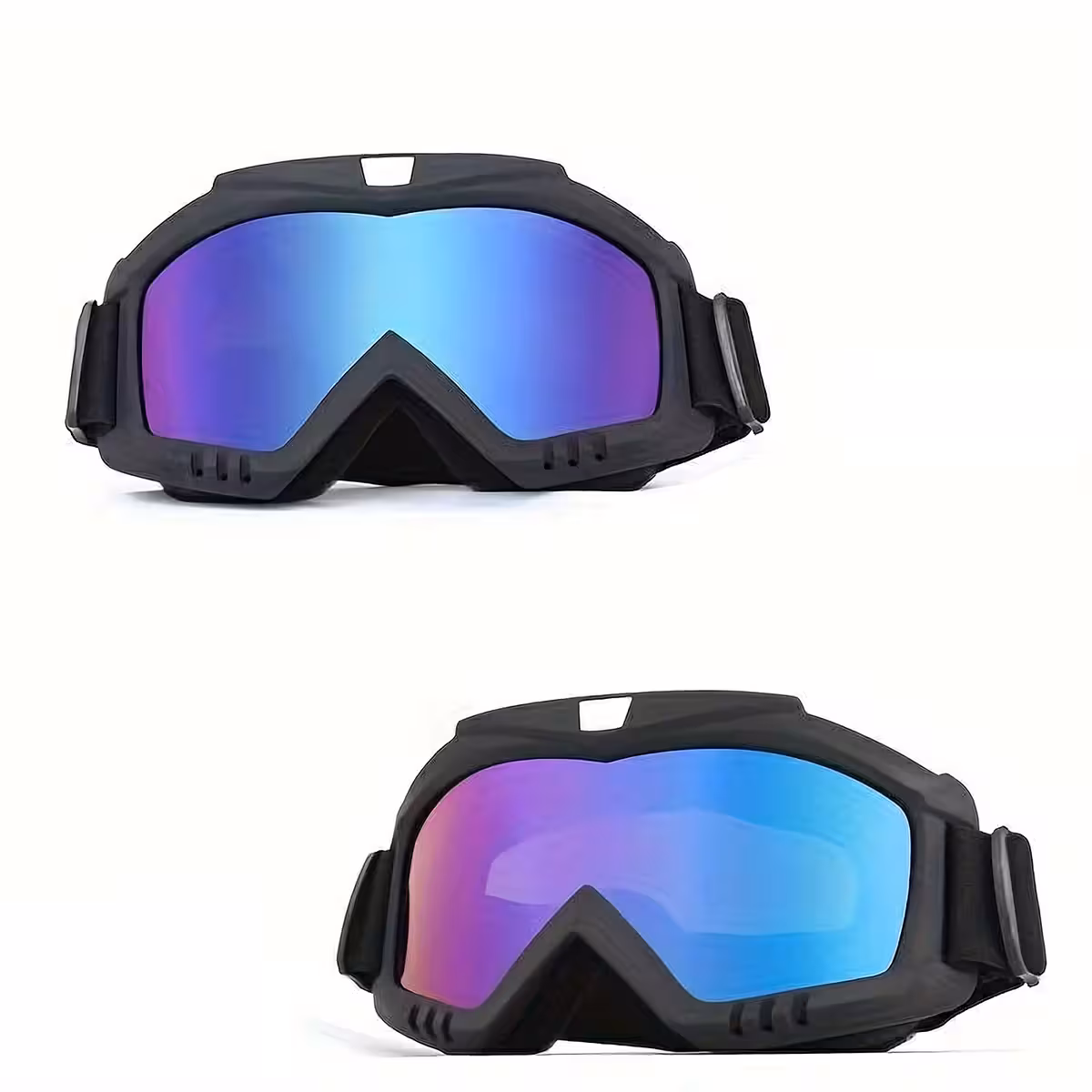 Óculos enduro com lentes anti-impacto e fluxo de ar otimizado