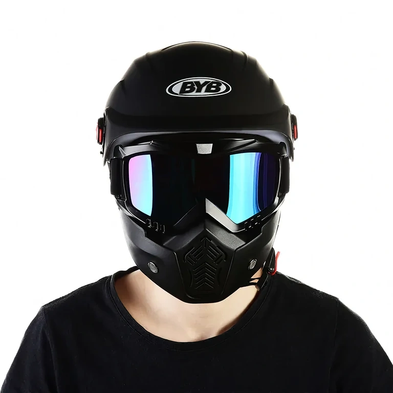 Óculos full face para esportes radicais Óculos full face para diversos esportes radicais, conforto e proteção