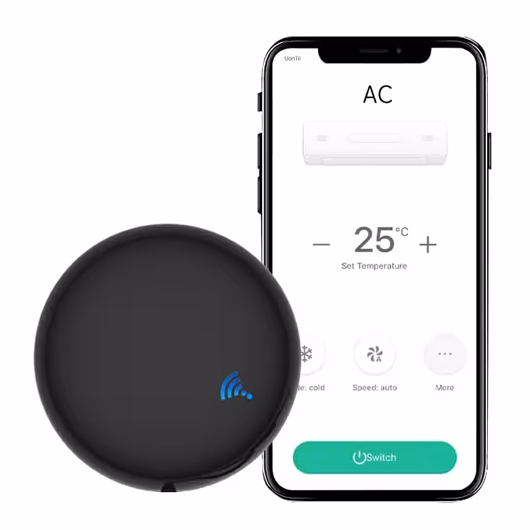 Controle Remoto Smart Universal IR WiFi Tuya para TV, AC e Dispositivos IR