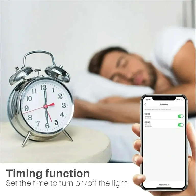 Lâmpada LED E27 com WiFi, ajuste de brilho e cenas personalizadas