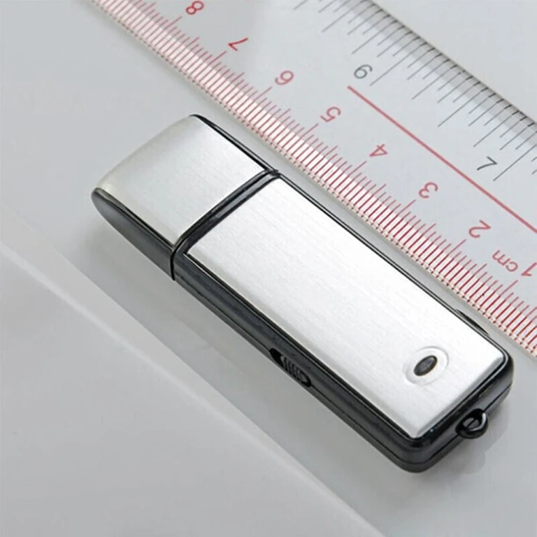 Pen drive USB discreto com LED indicador invisível para gravações