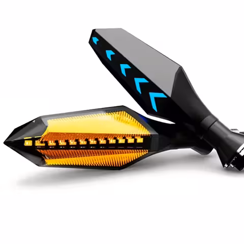 Sinalizadores LED Dinâmicos para Scooter e Bicicleta Elétrica 36V–72V