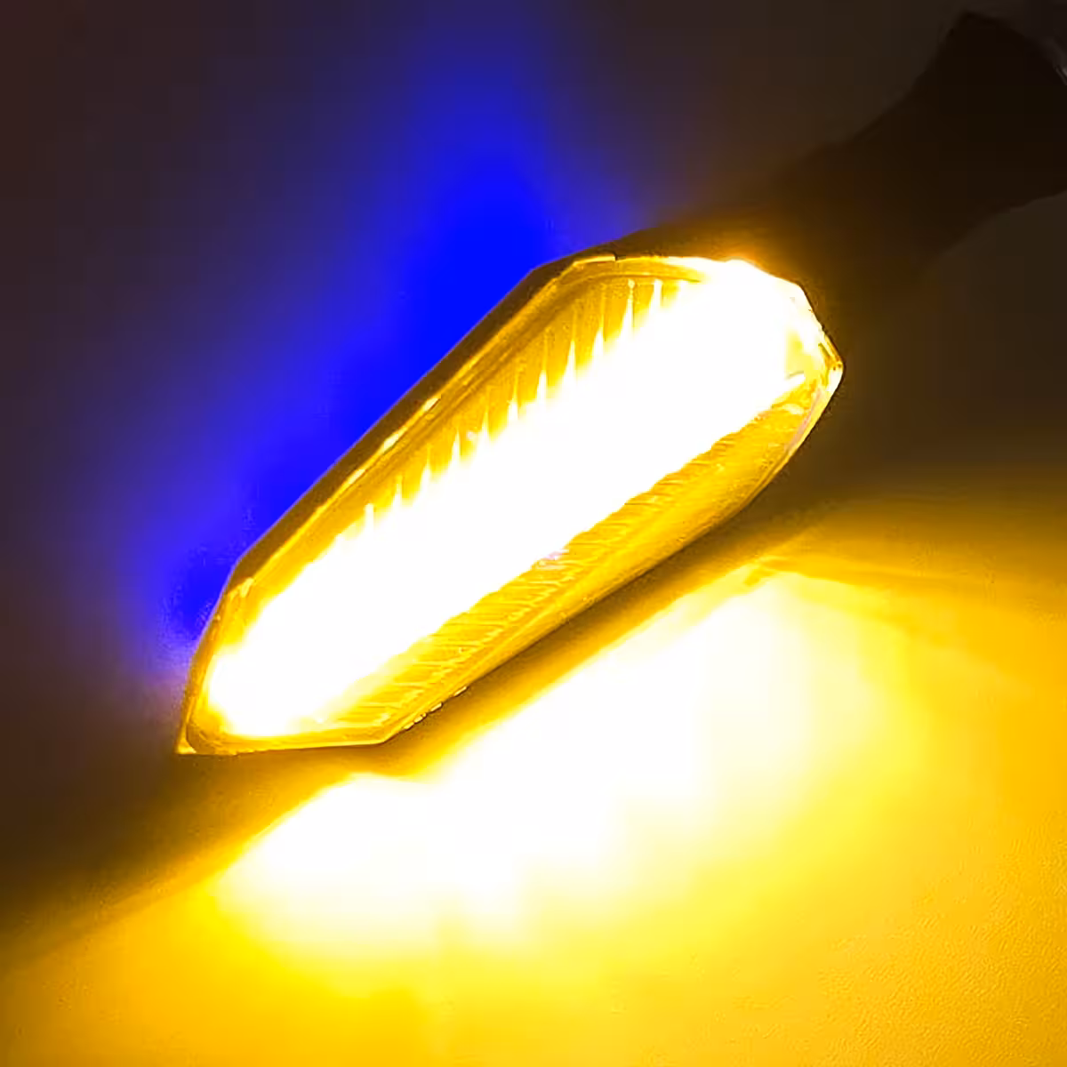 Piscas com 12 LEDs SMD, visíveis em qualquer iluminação