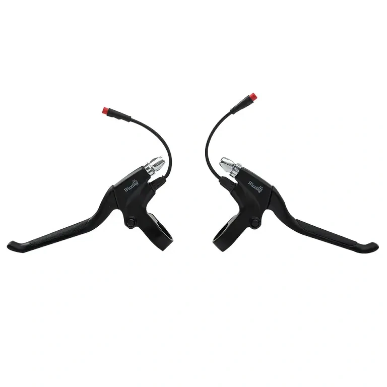Manetes duplas de freio para bicicletas elétricas Conjunto completo com duas manetes de freio para bicicleta elétrica