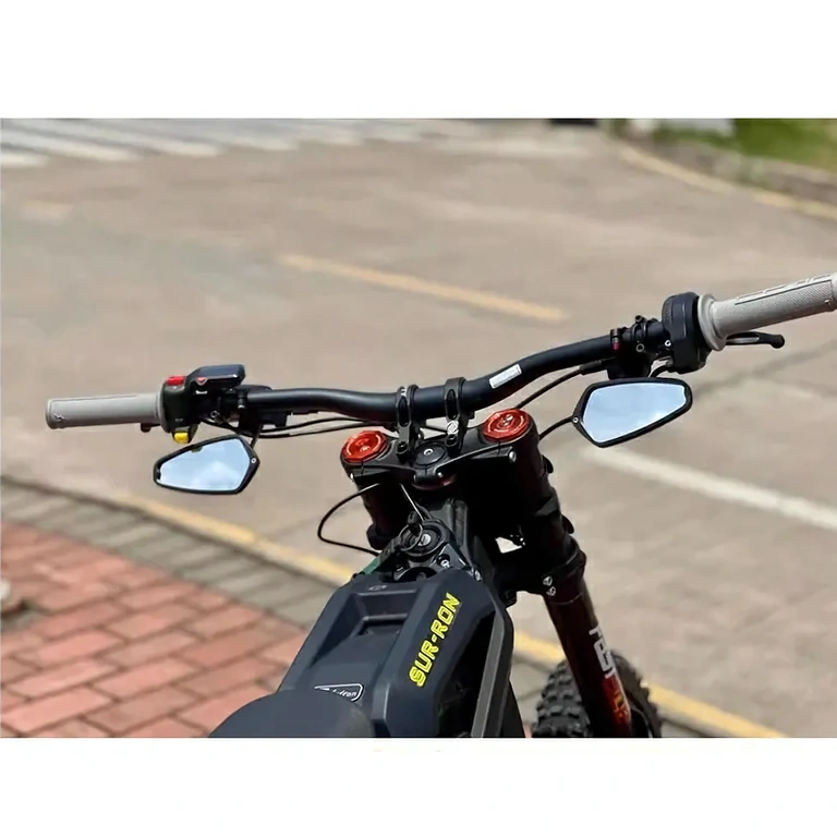 Espelhos MTB montados no guidão Espelhos para bicicletas de montanha, fáceis de instalar
