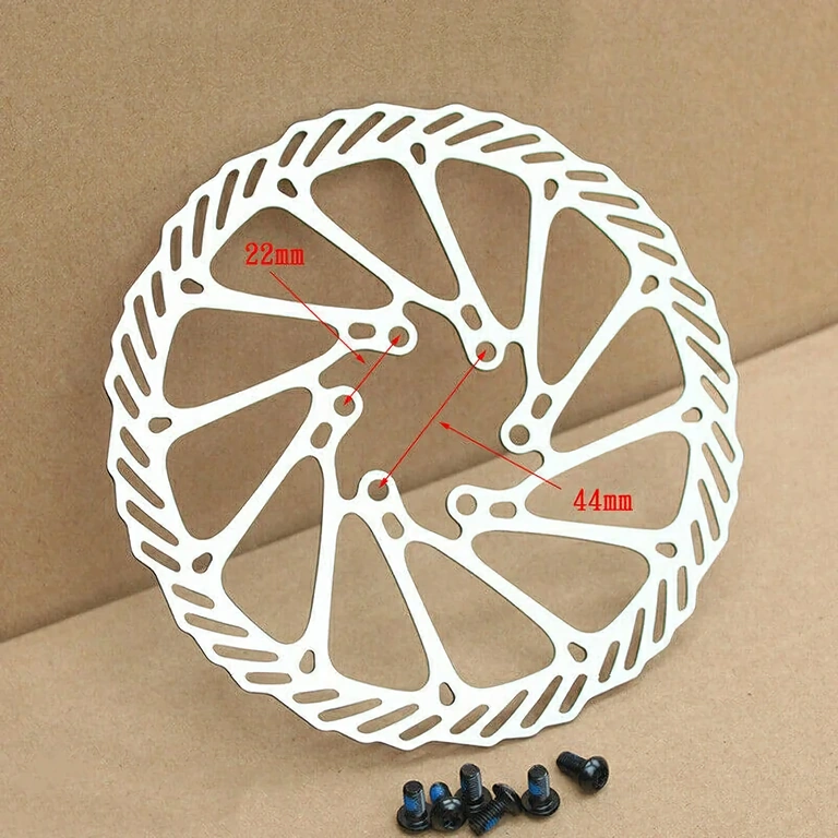 Rotor de freio Avid G3 160mm em aço inoxidável, com 6 furos e parafusos