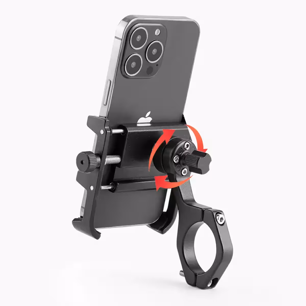 Suporte de guidão com rotação 360°, ideal para navegação em moto ou ATV