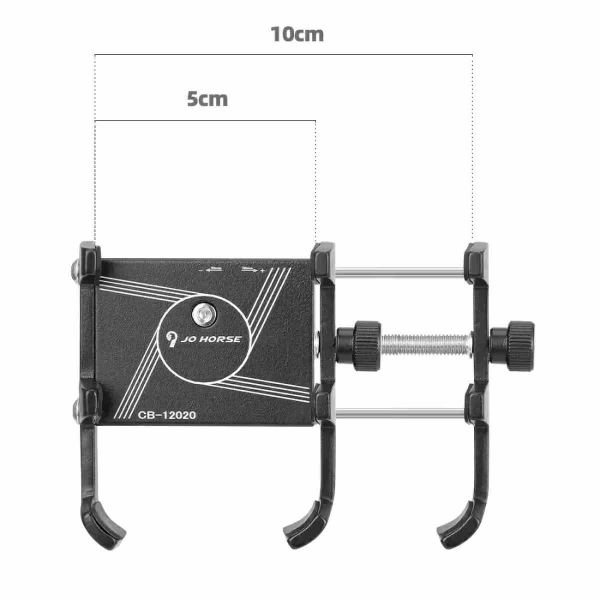 Ajuste simples para larguras entre 50 e 100 mm