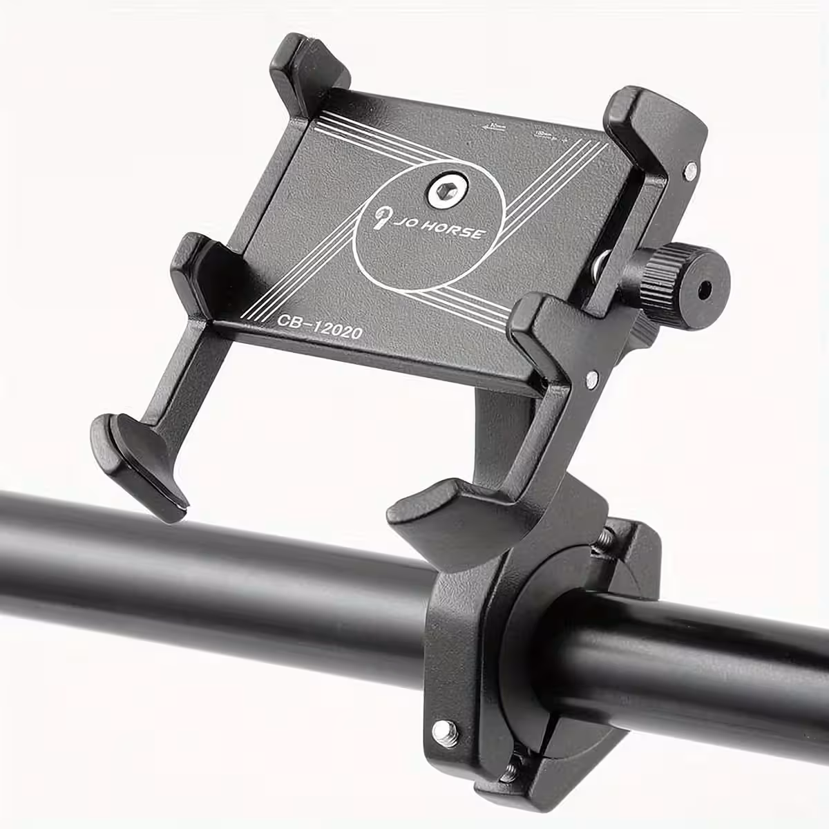 Suporte para celular com fixação no guidão, compatível com bicicleta, patinete, moto