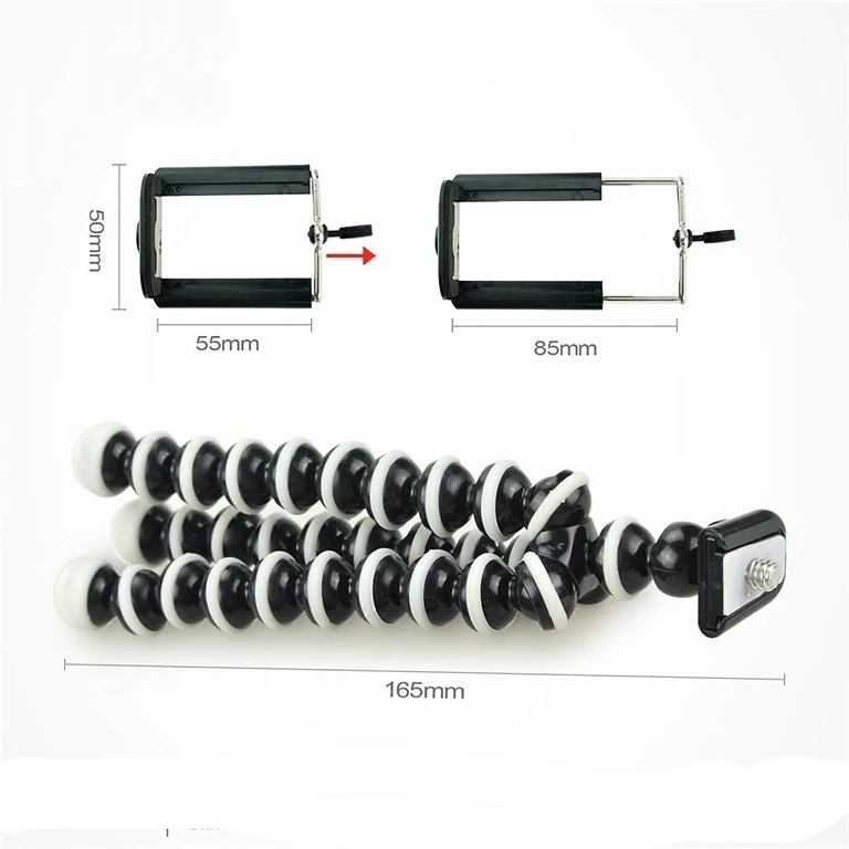 Tripé compacto, leve, ideal para uso em movimento