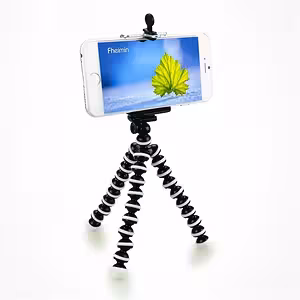 Tripé Flexível com Suporte Universal para Telefone, Câmera e Vídeo – Ideal iPhone, Samsung, DSLR