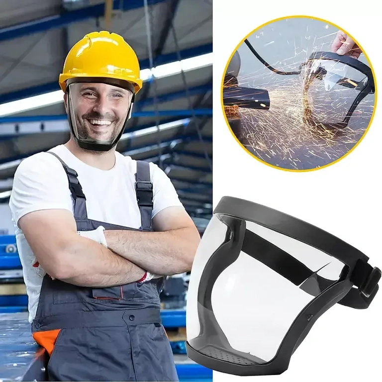 Máscara de proteção para trabalhos de construção Máscara de proteção facial com filtro de poeira usada em trabalhos de construção, protegendo contra poeira