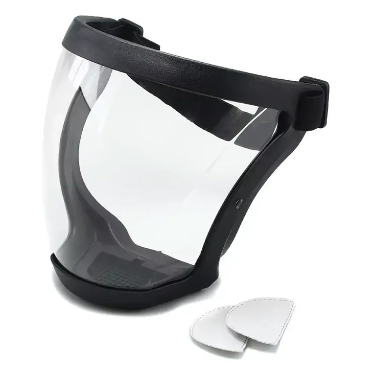 Máscara com filtro de poeira e filtros PM2,5 sobressalentes Máscara de proteção facial com filtro de poeira, incluindo 5 filtros de reposição PM2.5
