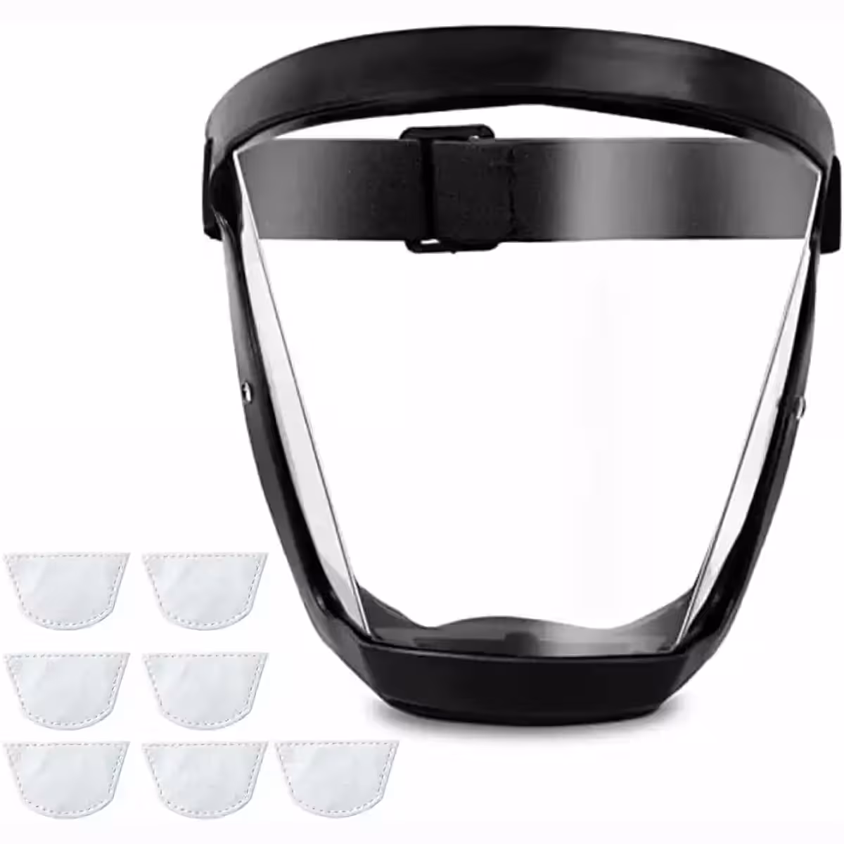 Máscara de proteção facial para filtragem de poeira fina, pólen e partículas do ar