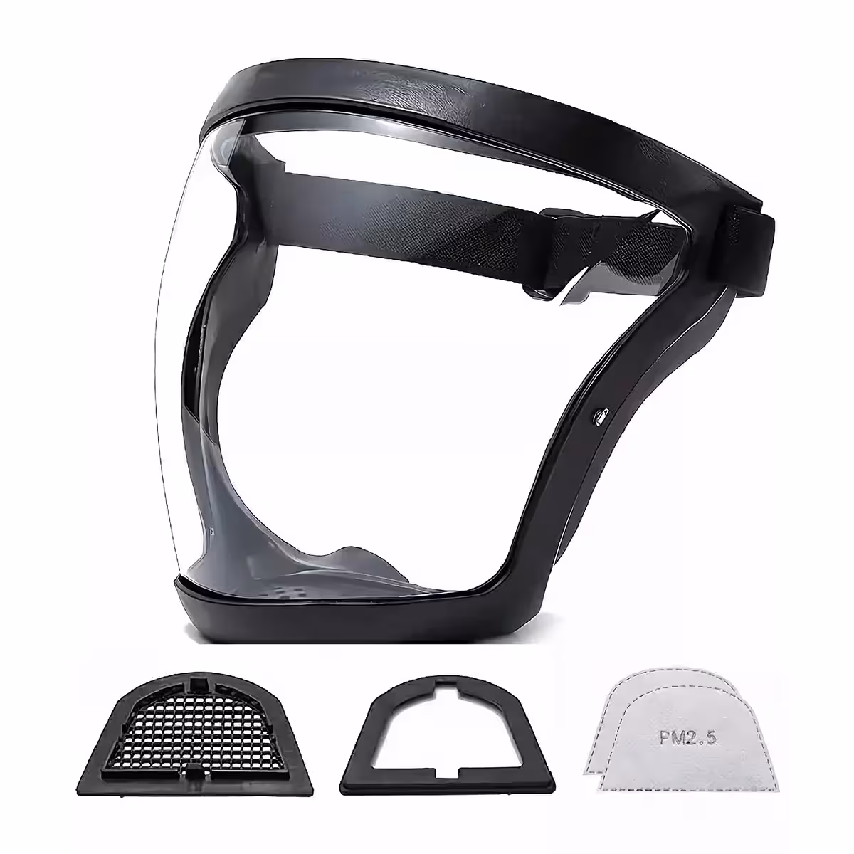 Conjunto de 5 filtros PM2.5 de reposição para máscara de proteção facial