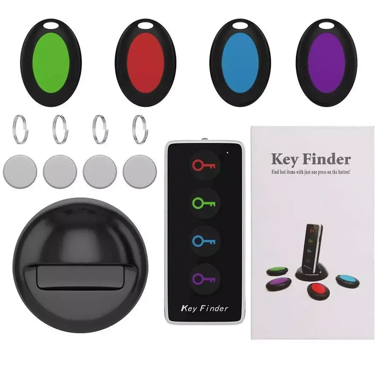 Controle remoto com lanterna e tags inteligentes para localização rápida