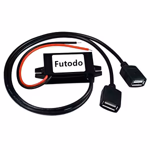 Módulo Redutor de Tensão 12V 24V 36V 48V para 5V 3A – Step Down Converter com USB para Câmera de Carro, Telefone, Sistema Solar