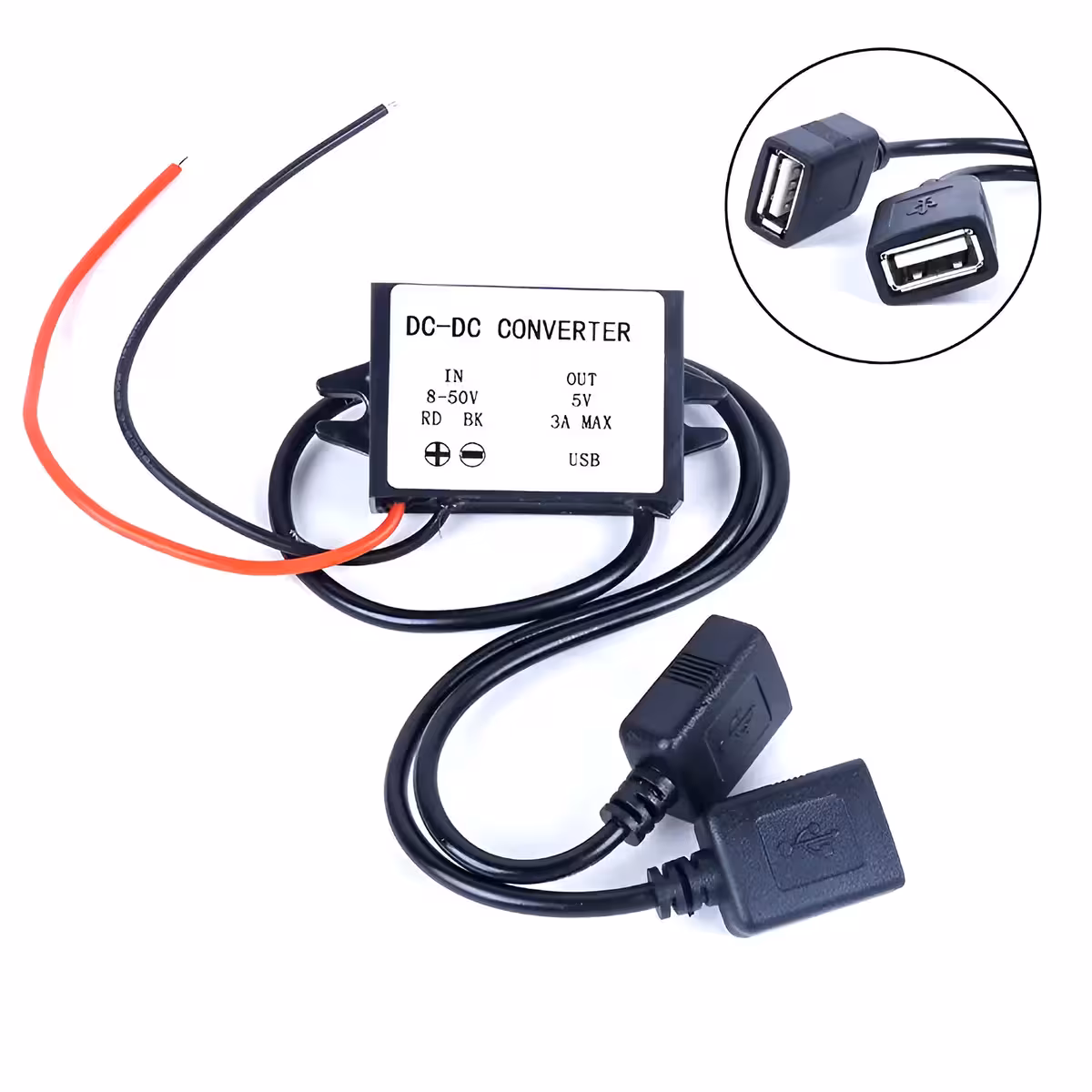 Conversor usado em sistema fotovoltaico para saída USB estável