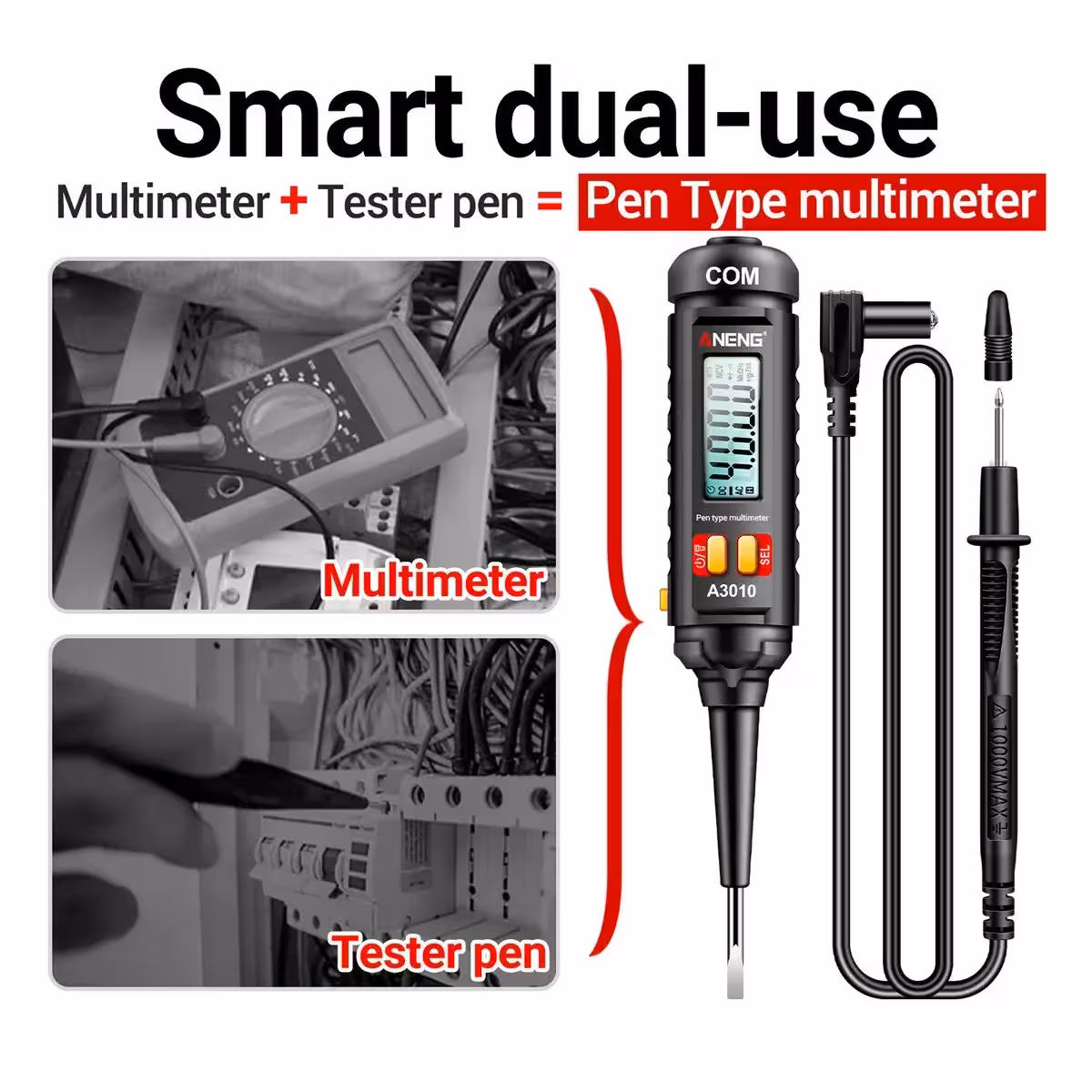 Demonstração prática do uso do testador de tensão