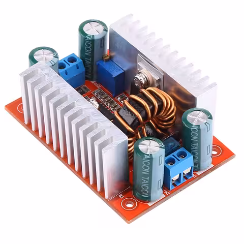 Módulo Step-up Boost DC-DC 400W 15A – Elevador de Tensão 8.5V-50V para 10V-60V