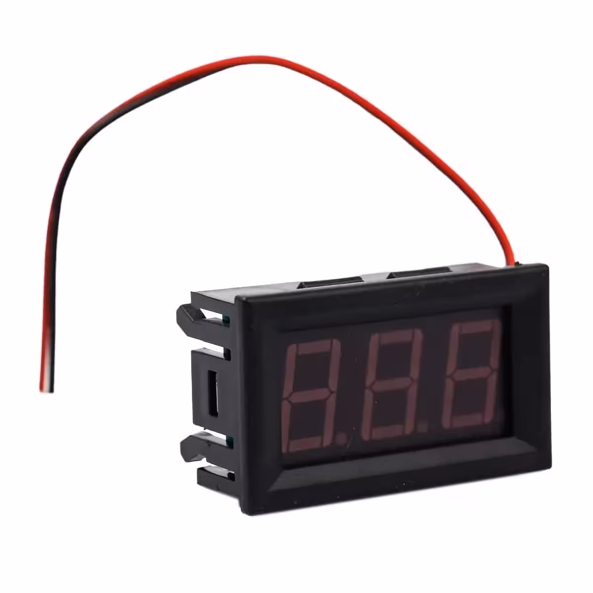 Voltímetro digital de painel 5V-120V desligado, sem display ativo