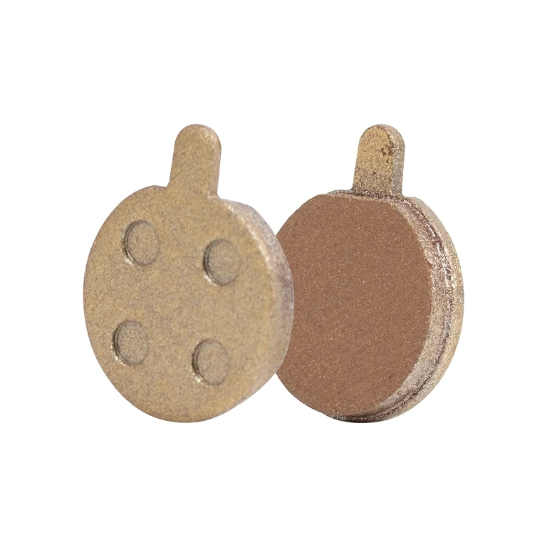 Pastilhas de freio montadas em patinete elétrico