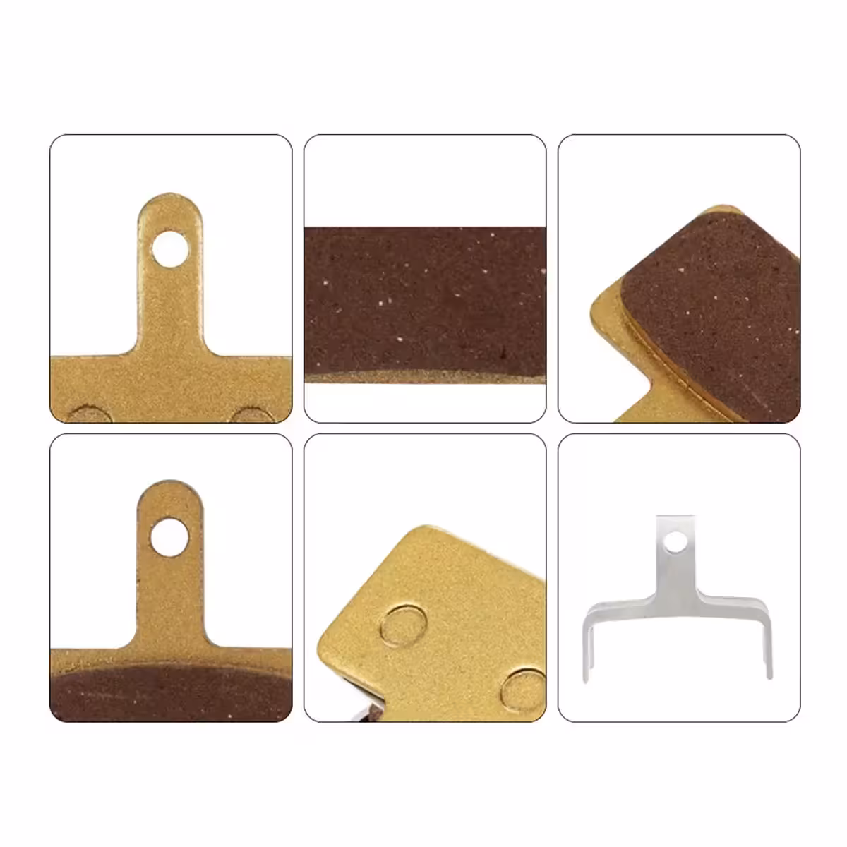 Pastilhas de freio duráveis de cobre para bicicletas elétricas