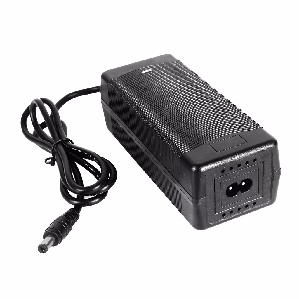 Carregador 48V Li-Ion 54,6V com 2A para scooter, bicicleta e scooter elétrico
