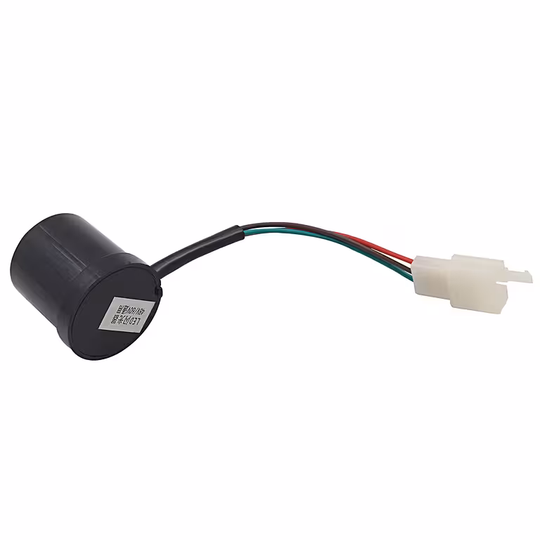 Relé de sinalização 48V-60V para scooter elétrico, 3 pinos LED