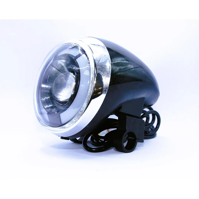 Vista lateral do farol LED para scooter Citycoco 60V