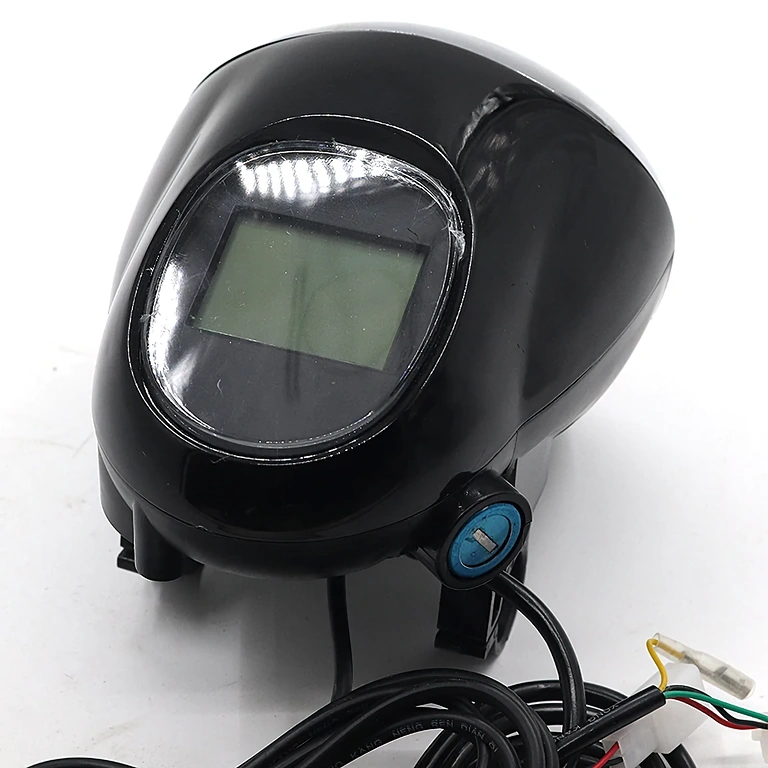 Farol com tela LCD para monitoramento de velocidade dos scooters Citycoco e Harley