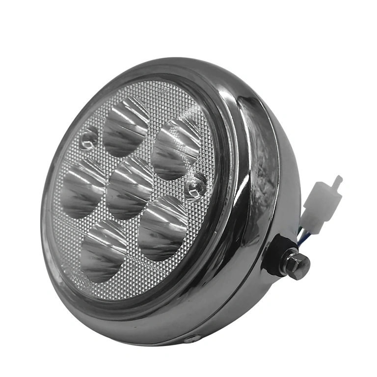 Farol LED para scooters elétricos 60V, iluminação clara e potente