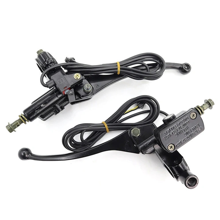 Conjunto completo de manetes de freio para scooter elétrico, para ambos os lados