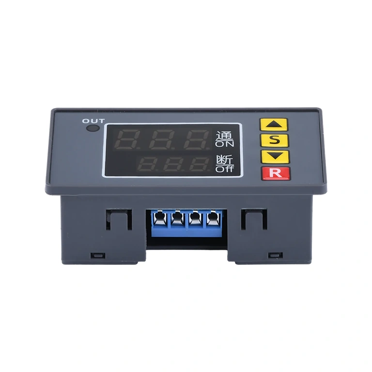 Conector reservado para trigger externo no módulo relé temporizador 24V DC