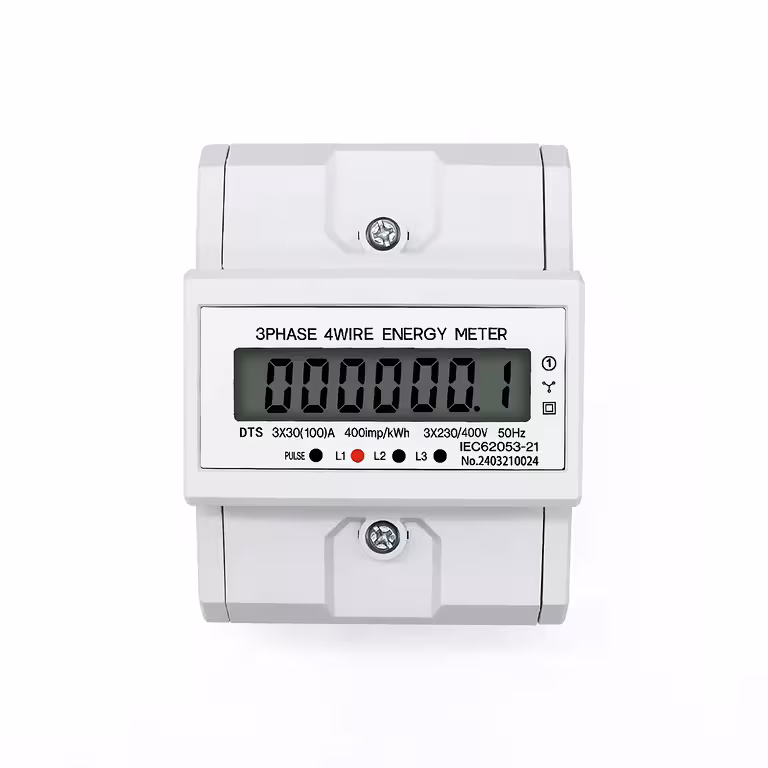 Medidor de Corrente Trifásico Digital para Energia Elétrica 380V – Monitoramento Preciso do Consumo