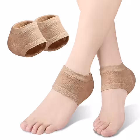 Proteção de Calcanhar de Silicone – Palmilhas de Gel, Almofadas e Apoios para Sapatos, Chinelos e Calçados