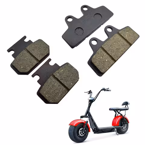Conjunto de Pastilhas de Freio para Scooter Elétrico Citycoco Harley – compatível com scooter chinês – frente / traseira