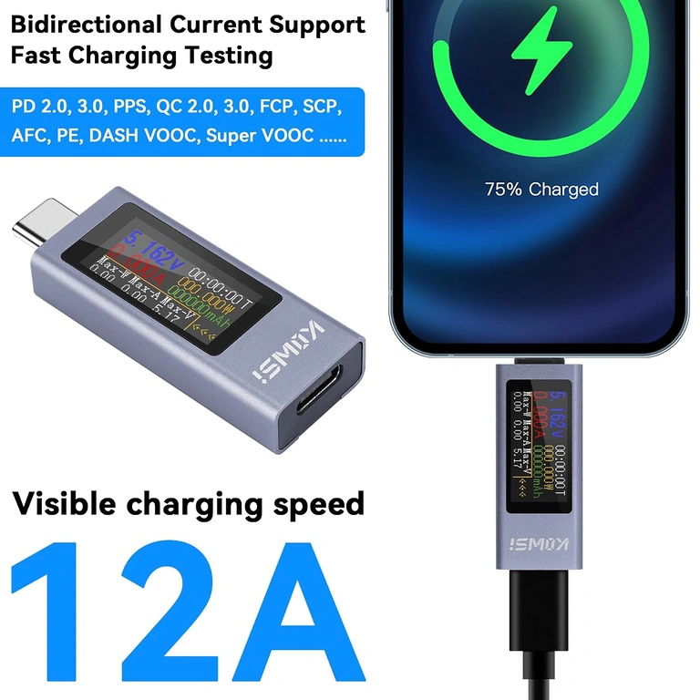 Teste PD3.0 e QC3.0 com o tester KWS-2302C