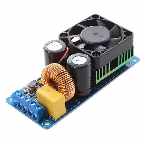 Kit Amplificador Mono Classe D 500W IRS2092 – Amplificador de Áudio Mono para Subwoofer Premium