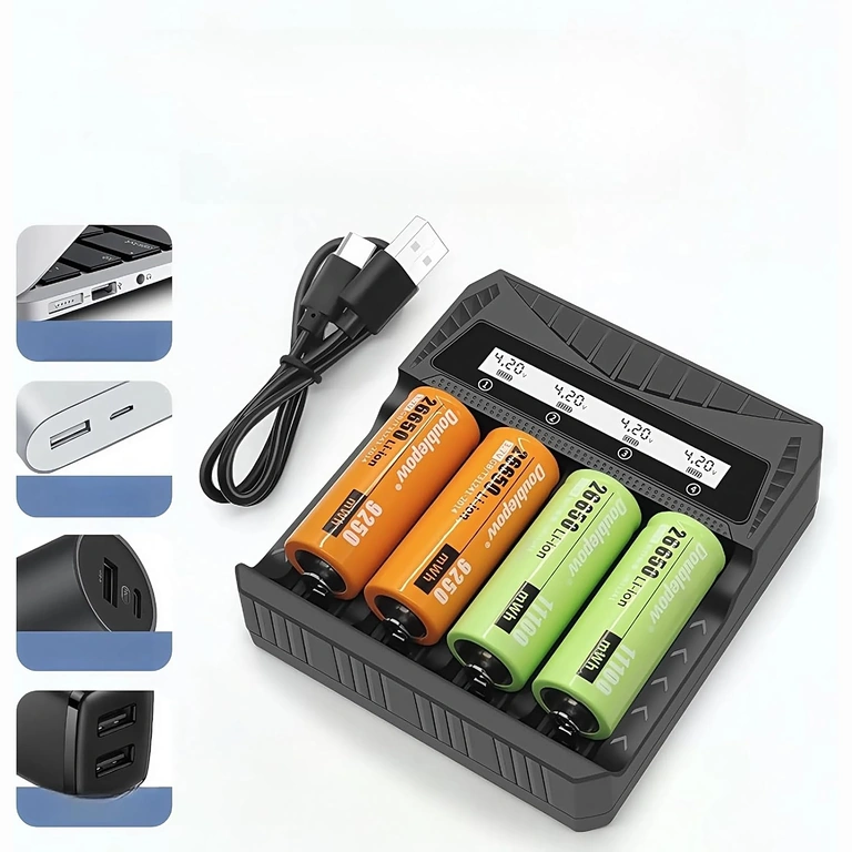 Carregador universal com baterias Li-ion instaladas