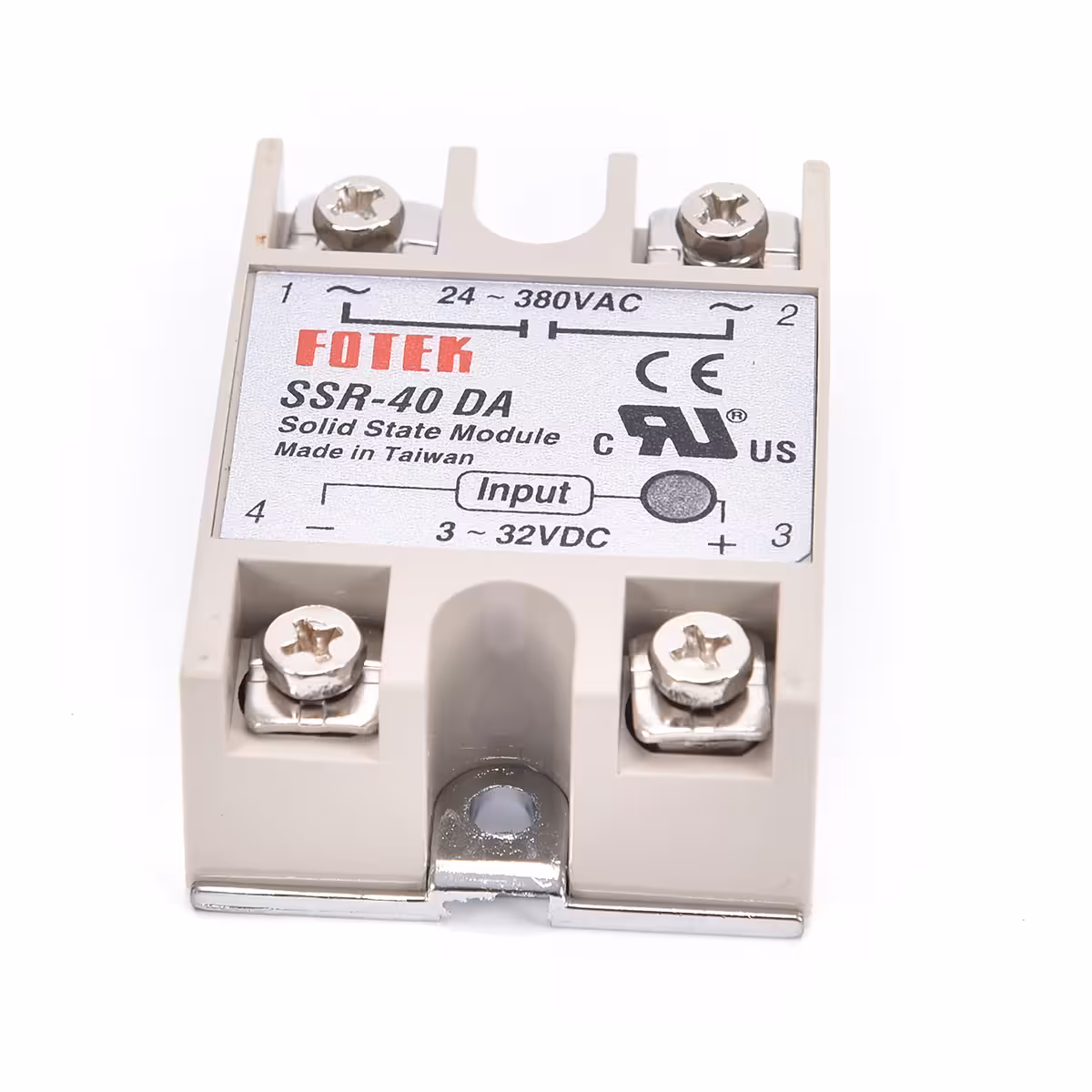 Exemplo de aplicação industrial com SSR-40A para controle de aquecimento