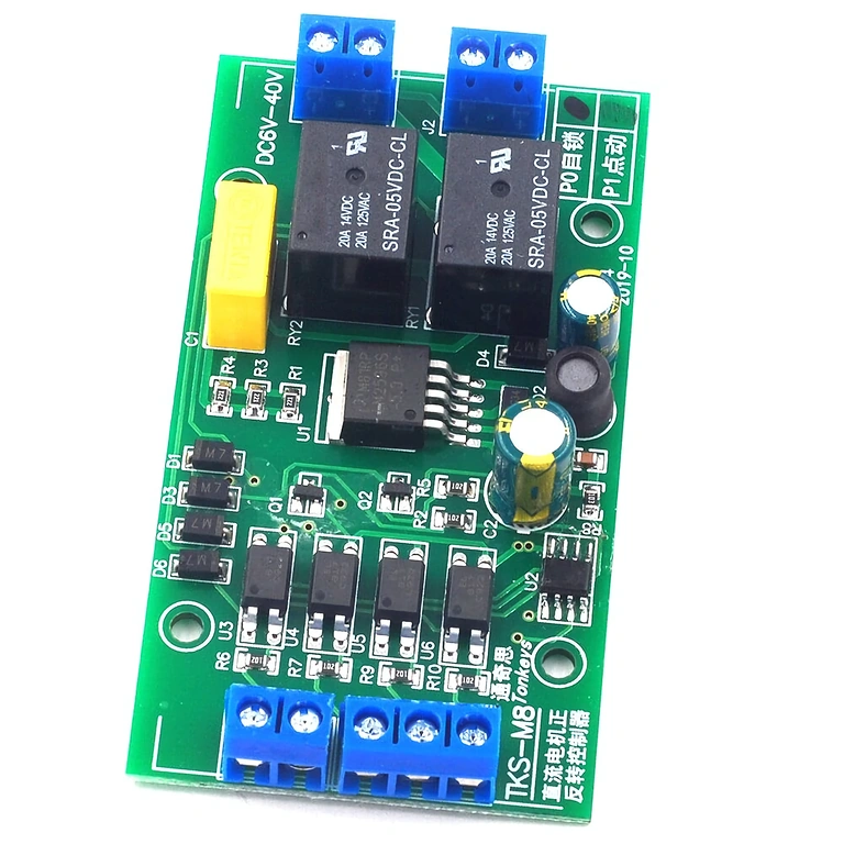Módulo de relé para reversão de motor DC Módulo com relés utilizado para inversão do sentido do motor DC