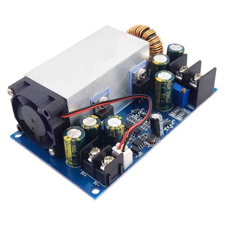 Fonte DC-DC Step-Down 12–75V 25A 600W – Regulador de Tensão e Corrente CV/CC para Alimentação e Baterias